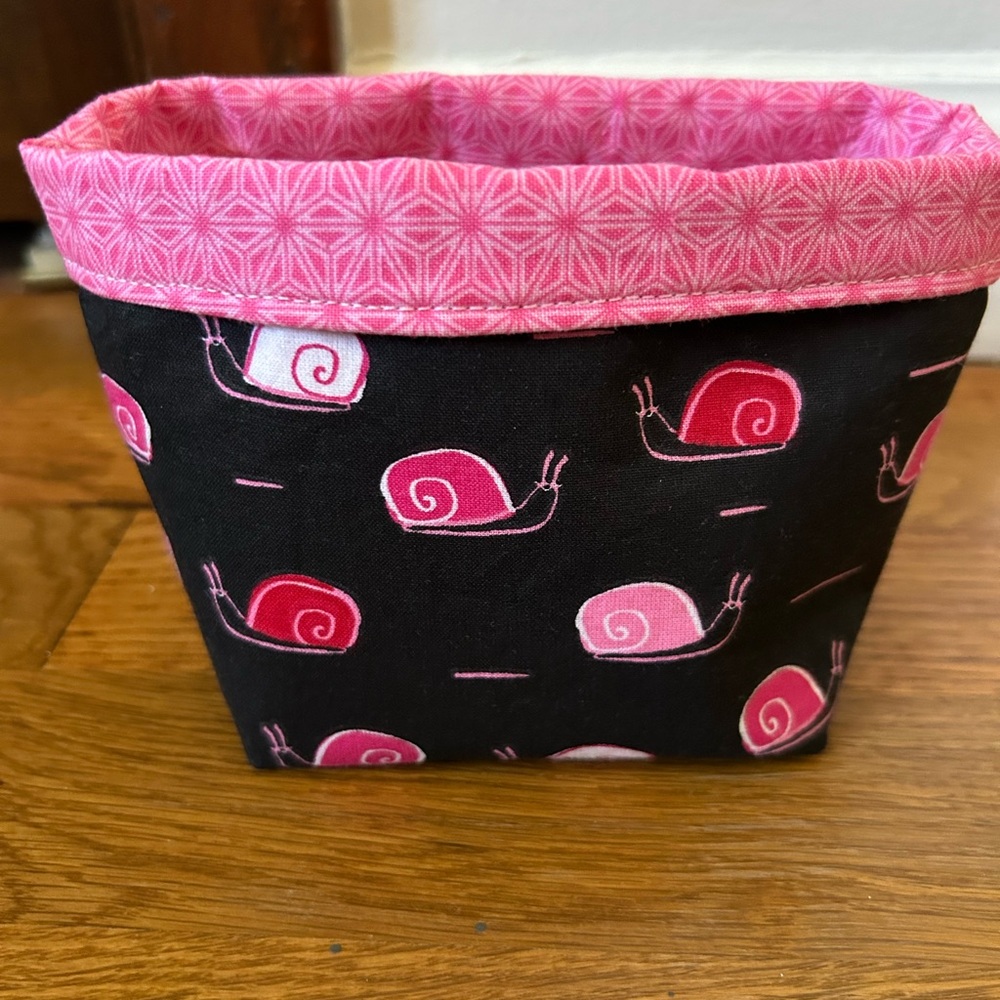 Handmade Fabric Storage Basket
